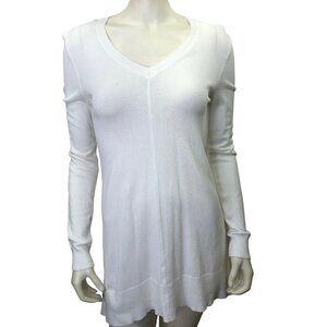 DKNY WHITE TUNIC LONG SLEEVE‎ TOP MD